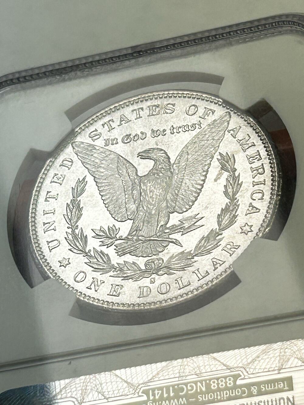 1881-S Morgan NGC MS66 REFLECTIVE SURFACES